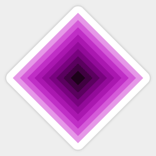 Purple Gradient Diamond Sticker